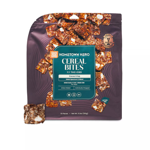 Cocoa Crisp Cereal Bites - THC + CBD