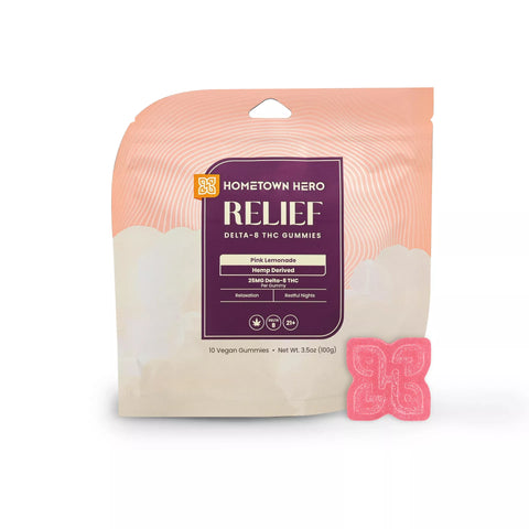 Relief Delta-8 Gummies - Pink Lemonade
